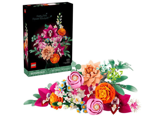 LEGO BOTANICALS BUCHET DE FLORI ROZ 10342 - Imagine 2