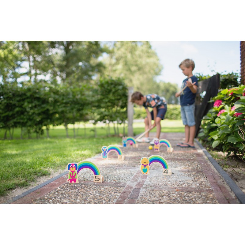 Joc de cricket Curcubeu, BS Toys [ps:fb22a380-0230-4d9d-a80d-3bf641f8ba49]