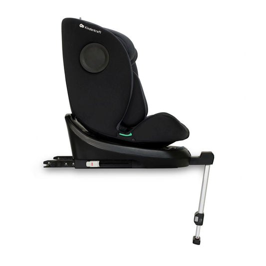 SCAUN AUTO I-SIZE, 40-150 CM, KINDERKRAFT I-360, BLACK - Negru