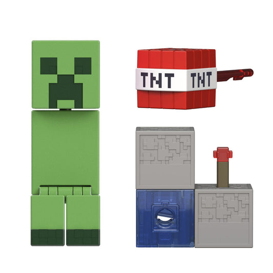 MINECRAFT CRAFT A BLOCK FIGURINA CREEPER 8CM Mattel - Default Title (2) [ps:f12784cb-4786-401a-9d97-a8f410bba851]