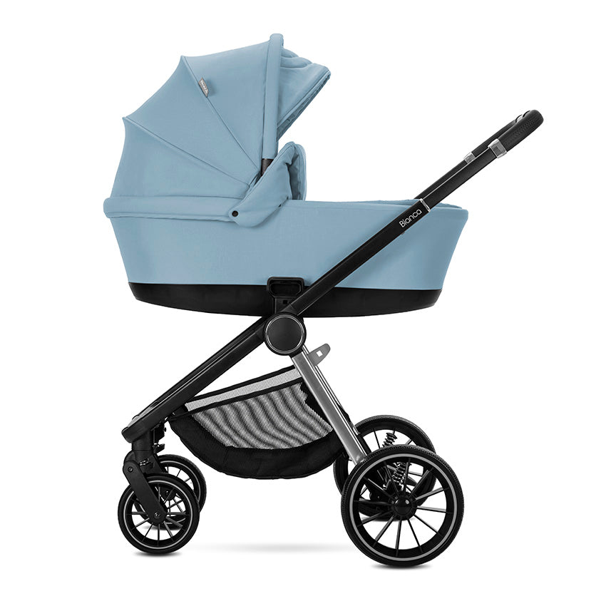 Cărucior Set 3 în 1 Lorelli Bianca, Beige, Sistem - Blue (2) [ps:b16ac63e-b5f7-41df-81bf-a3ae7d8f546e]