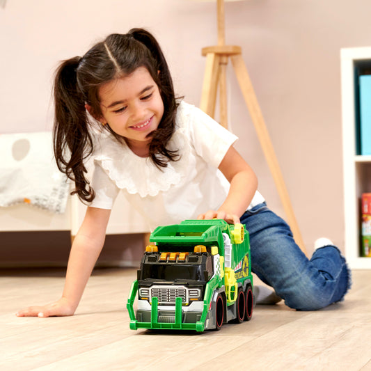 DICKIE TOYS CAMION DE RECICLARE CU LUMINI SI SUNETE 39CM - Imagine 3 [ps:6966ea21-47b3-4030-84fc-3383fc6e6f24]