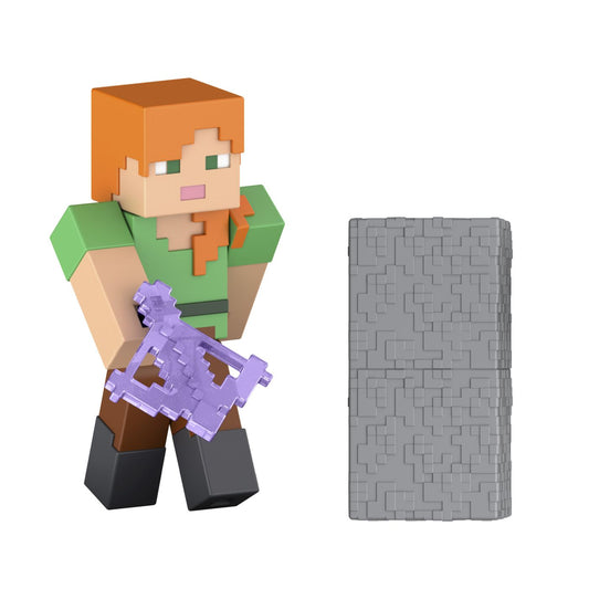 MINECRAFT CRAFT A BLOCK FIGURINA ALEX 8CM Mattel - Default Title (2) [ps:d65f98c1-b4e3-4a2f-ad96-26773de25951]