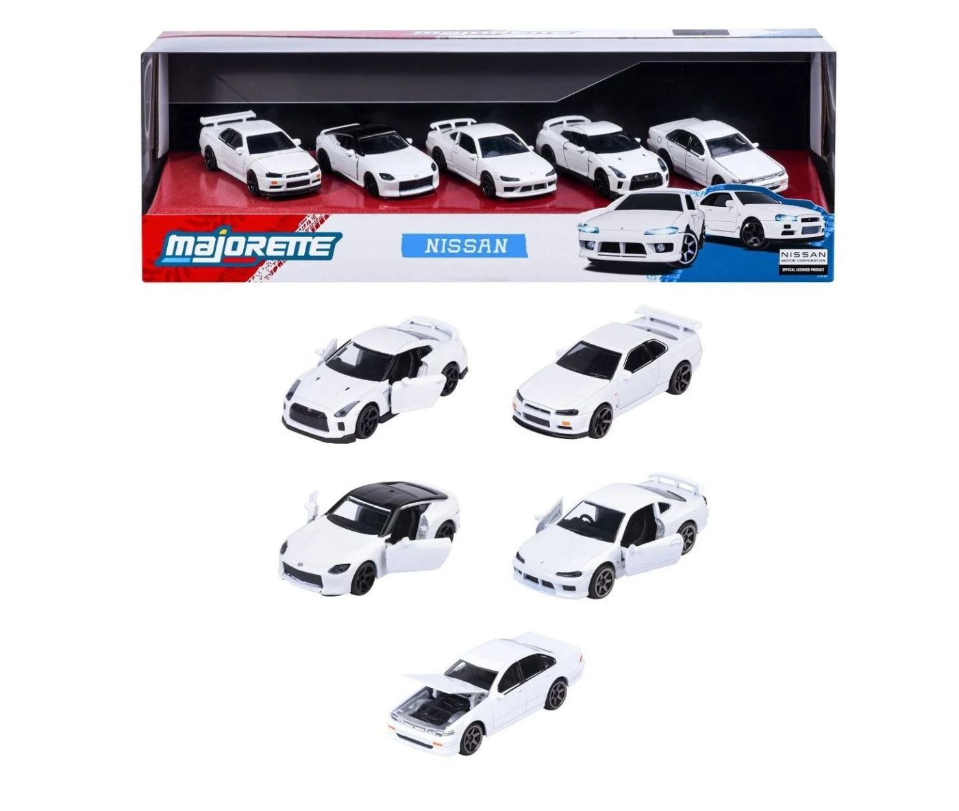 Set 5 Mașinuțe Metalice Nissan Majorette, Scara 1:64 - Default Title (2) [ps:3f7bd907-a893-4b34-b512-221dc019d8ae]