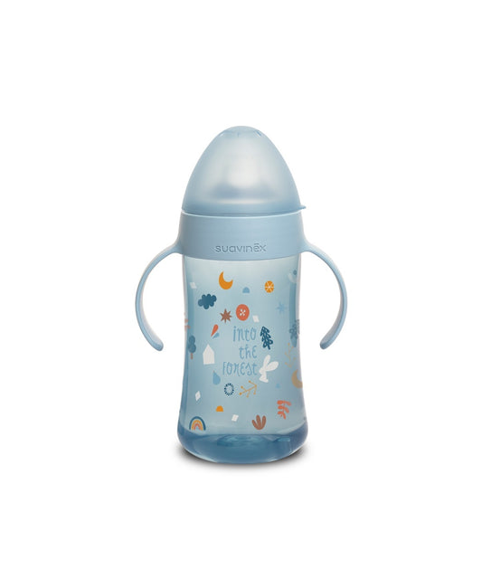 Cana cu muștiuc din silicon, 270 ml, Bears, albastru, - Albastru [ps:7487a2df-f3dd-47b1-9652-43b9e0c5d89b]