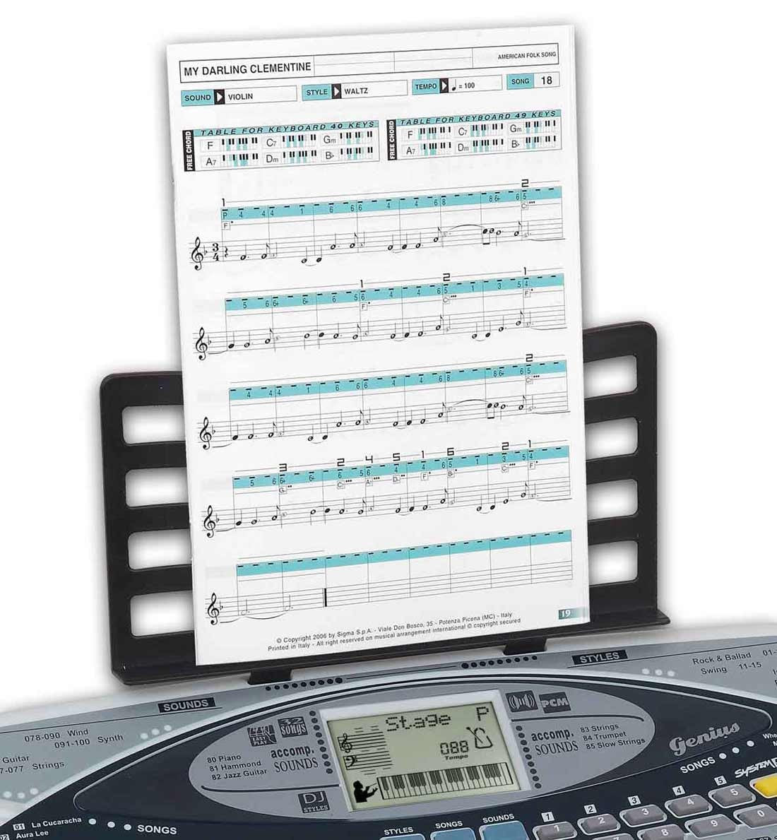 BONTEMPI ORGA DIGITALA DJ CU 40 CLAPE SI AMPLIFICATOR - Imagine 2