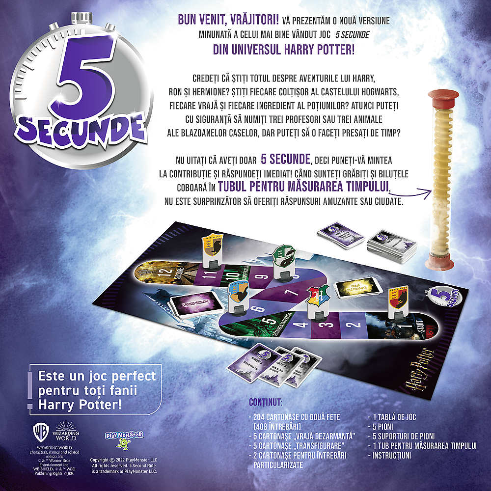 JOC 5 SECUNDE HARRY POTTER IN LIMBA ROMANA Trefl - Imagine 3 [ps:8232c64b-533d-414e-b2c7-d509f0ef46f8]