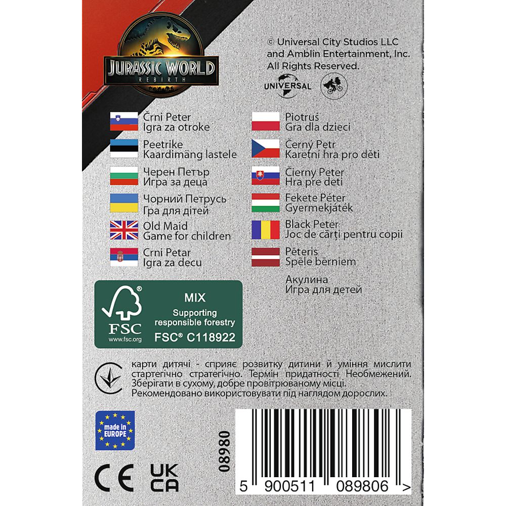 CARTI DE JOC TREFL JURASSIC WORLD - Imagine 5 [ps:8bcb1a1e-eeec-45c0-a226-080a22f22e10]