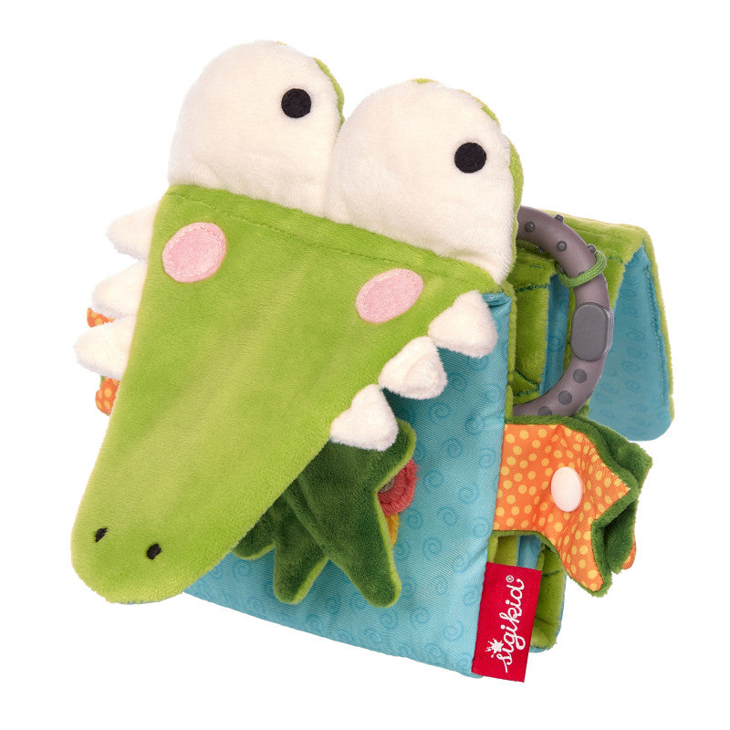 Carte senzoriala din plus cu activitati Crocodil, PlayQ Sigikid [ps:21494773-e62b-449b-838a-3ff3baecb42c]