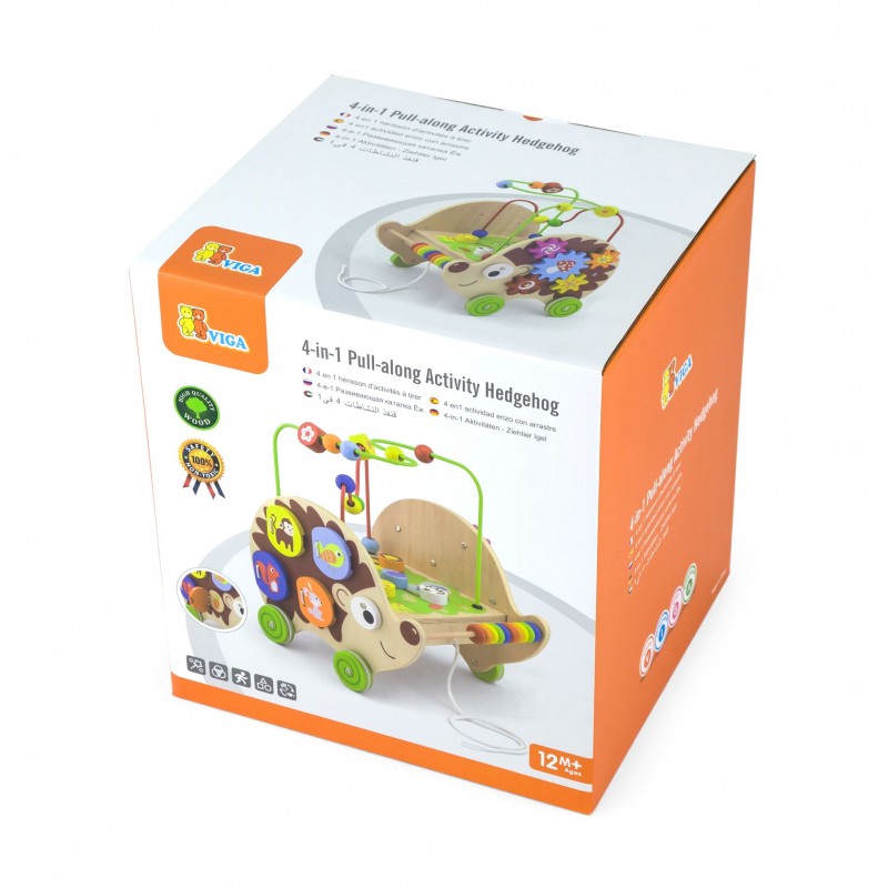 Centru de activitati 4 in 1- Arici, Viga [ps:601e7c58-fbf9-494f-81b7-d3185eb73491]