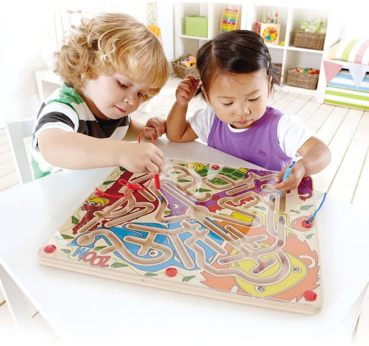 HAPE LABIRINT MAGNETIC ZOO'M - DISTRACTIE LA DUBLU - Imagine 3 [ps:cb8d6198-489e-44d3-b702-886c8799d4de]