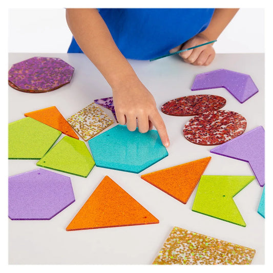 Glitter Shapes Forme Colorate cu Sclipici, 21 buc. - Tickit - Default Title (2) [ps:0cc77741-6056-461d-86b1-de4118f4a5cd]