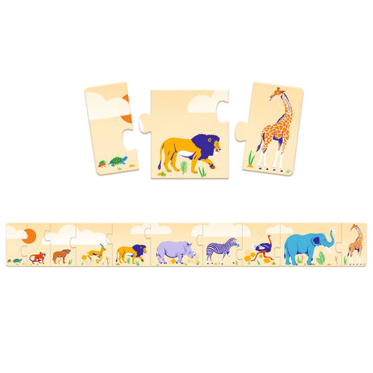 Puzzle din lemn De la mic la mare, Djeco - Imagine 2 [ps:e608f4bd-a43c-4e40-a98c-73d277458376]