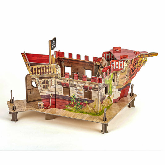 PAPO FIGURINA PUZZLE 3D CORABIE PIRATI - Imagine 2