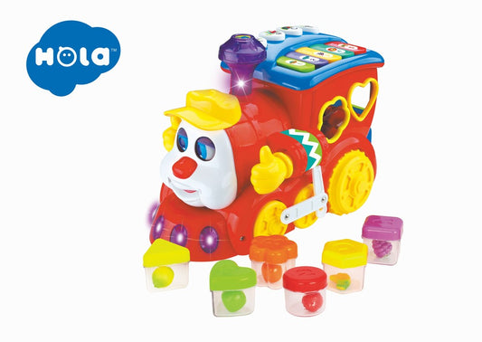 TRENULET EDUCATIV CU FORME SUNETE SI LUMINI Jucarii Bebe - Imagine 3 [ps:aaae3612-8574-4804-ae05-863a6d94b8e5]