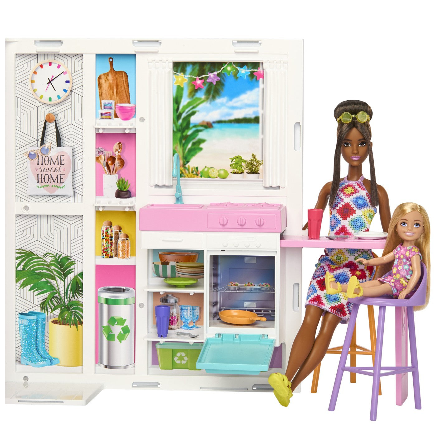 BARBIE CASA DE PAPUSI BARBIE CU 4 ZONE PLIABILA Mattel - Imagine 5 [ps:c792d99a-1e90-4271-ae92-8e8030690901]