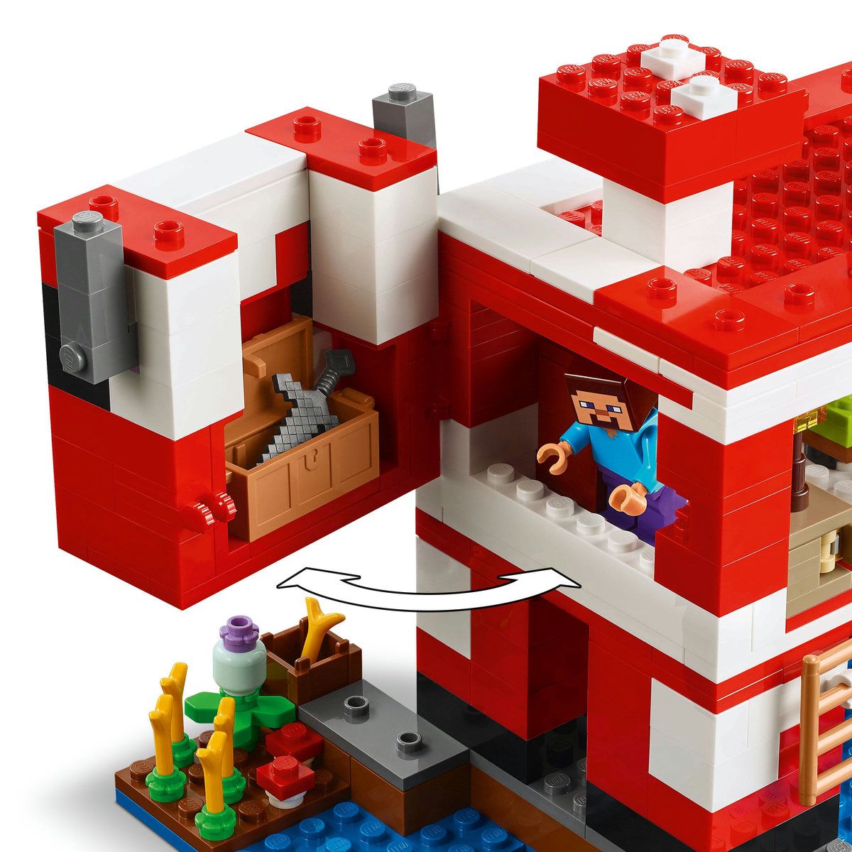 LEGO MINECRAFT CASA MOOSHROOM 21270 - Imagine 4 [ps:2bfd5007-e906-438b-8c49-eb1b8eafa337]