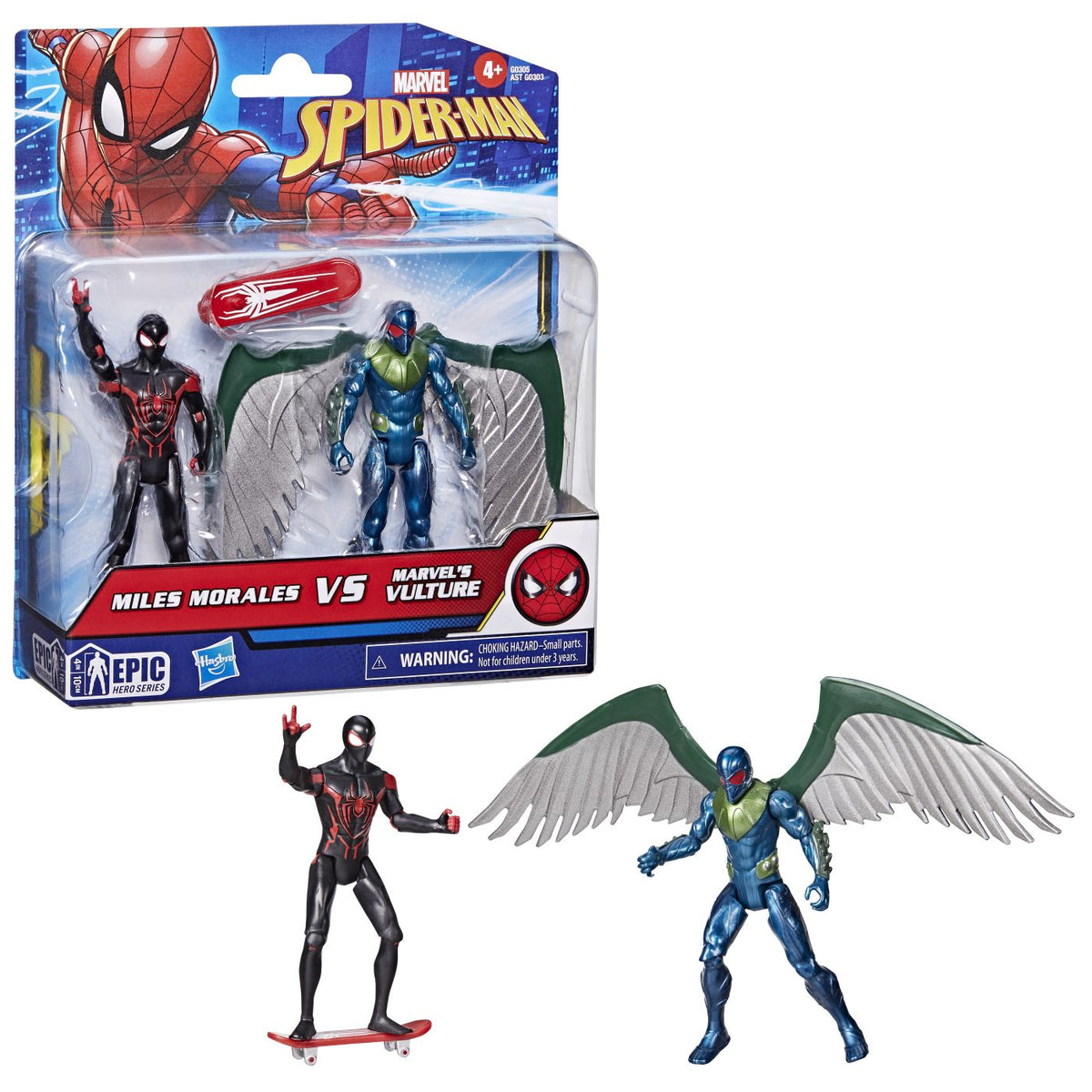 Set Figurine Marvel Spider-Man Miles Morales vs Vulture - Default Title (2) [ps:89554260-6f75-4629-a7da-03a0444e0f1c]