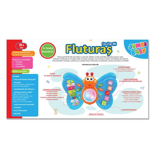 Pian Electronic Flutura Do-Re-Mis cu Activități - Jumbo - Default Title (2) [ps:8305df92-9dda-4431-a11f-3f42ef4b4762]