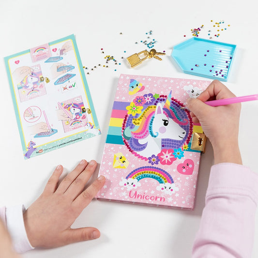 Set Creativ Jurnal cu Unicorni și Diamante Totum - Fată (2) [ps:4ee39879-8f45-4de3-a028-4b039d547295]