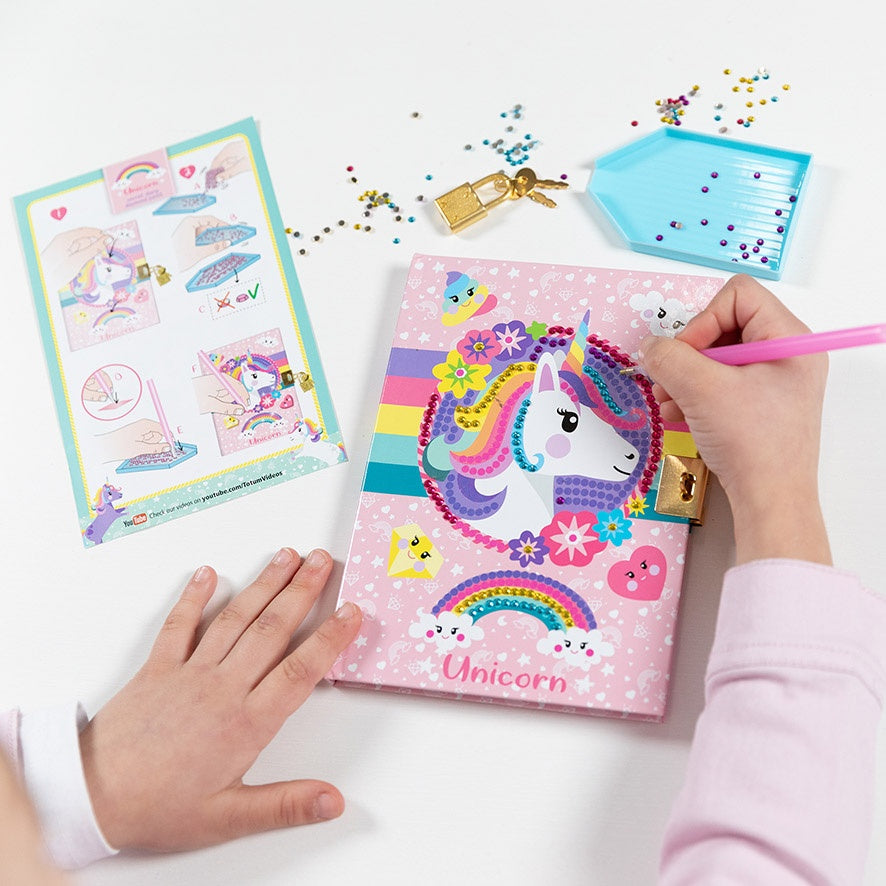 Set Creativ Jurnal cu Unicorni și Diamante Totum - Fată (2) [ps:4ee39879-8f45-4de3-a028-4b039d547295]