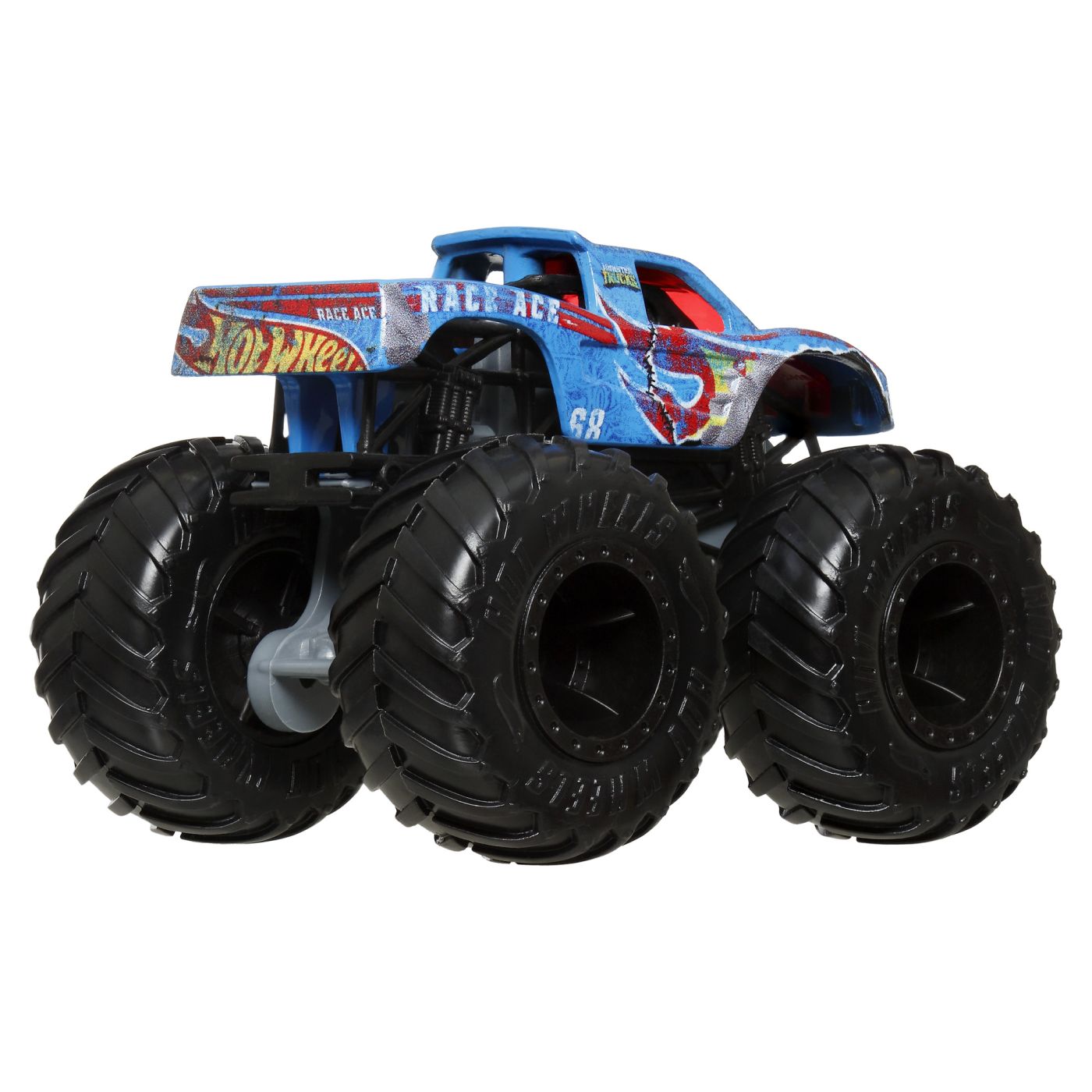 Set Hot Wheels Monster Truck și Mașină Race Ace Albastru - Default Title (2) [ps:c951b919-de86-447a-bd24-9997ea336c65]