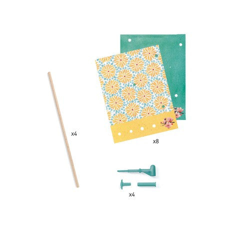 Joc creativ DIY Moristi de vant model cu flori, Djeco - Imagine 5 [ps:eb570fc7-3648-4522-9f83-131cfb712281]