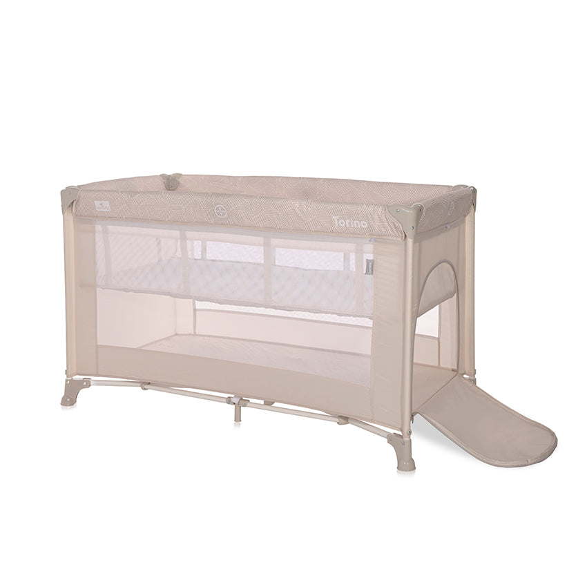 Pătuț Pliabil Lorelli Torino, 2 Nivele, Lemon Curry Floral - Fog Elements (2) [ps:c3f7db32-c8eb-48df-9607-dbd592c2cca3]