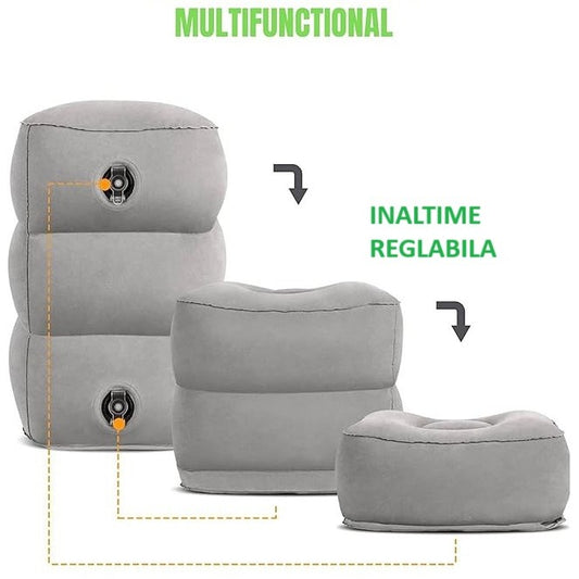 Perna Gonflabila Multifunctionala Flippy, 3 Straturi, Gri - Default Title (2) [ps:99442e0f-7de1-4f00-8ce1-23a1de28ce7c]
