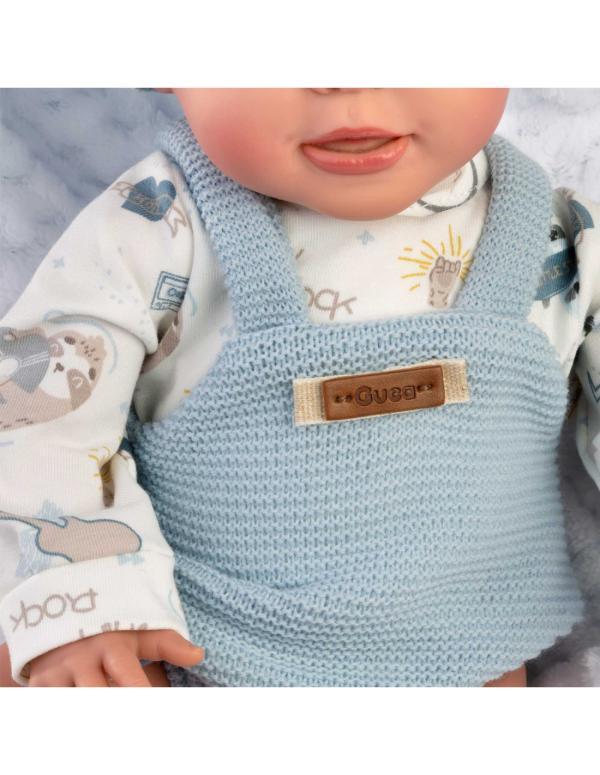 Papușă Bebeluș Jairo Guca, 38 cm, Corp Moale și Accesorii - Default Title (2) [ps:c509dd0d-f9a6-42ee-95e9-7d685f801a5d]