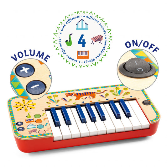 Instrument muzical Sintetizator, Djeco - Imagine 2