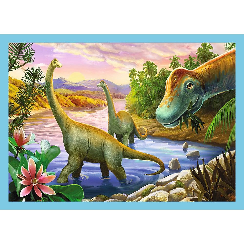 PUZZLE TREFL 4IN1 LUMEA DINOZAURILOR - Imagine 5 [ps:8c9fe109-26b3-40fd-9ea0-3bb95c754b90]