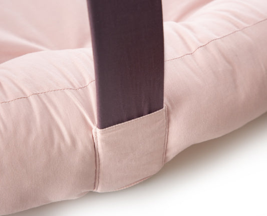 Babynest cu bara de jucarii, BabyJem, gri - Somon [ps:6cb98b4a-a85b-41cc-8bf5-b17929f30ca3]