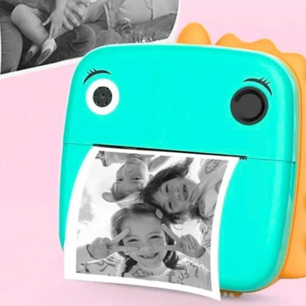 Camera Instantanee Copii Flippy Dinozaur, Verde - Verde (2) [ps:2811cf08-b183-4e26-8c6a-86dd12738a94]