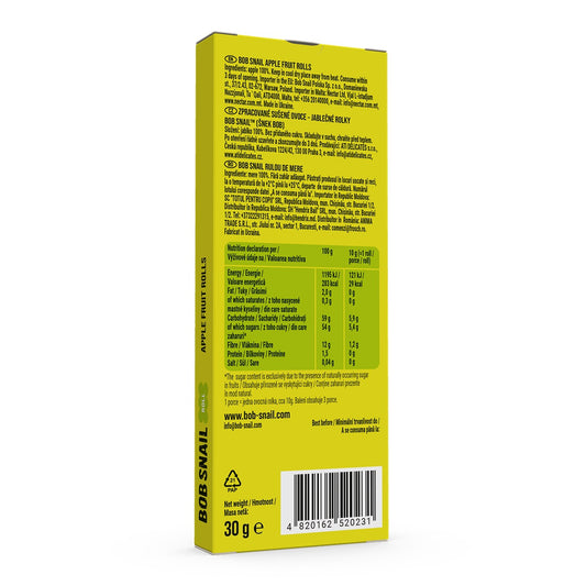 BOB SNAIL Fruit Rolls, Rulou din fructe, gustare din - Imagine 2