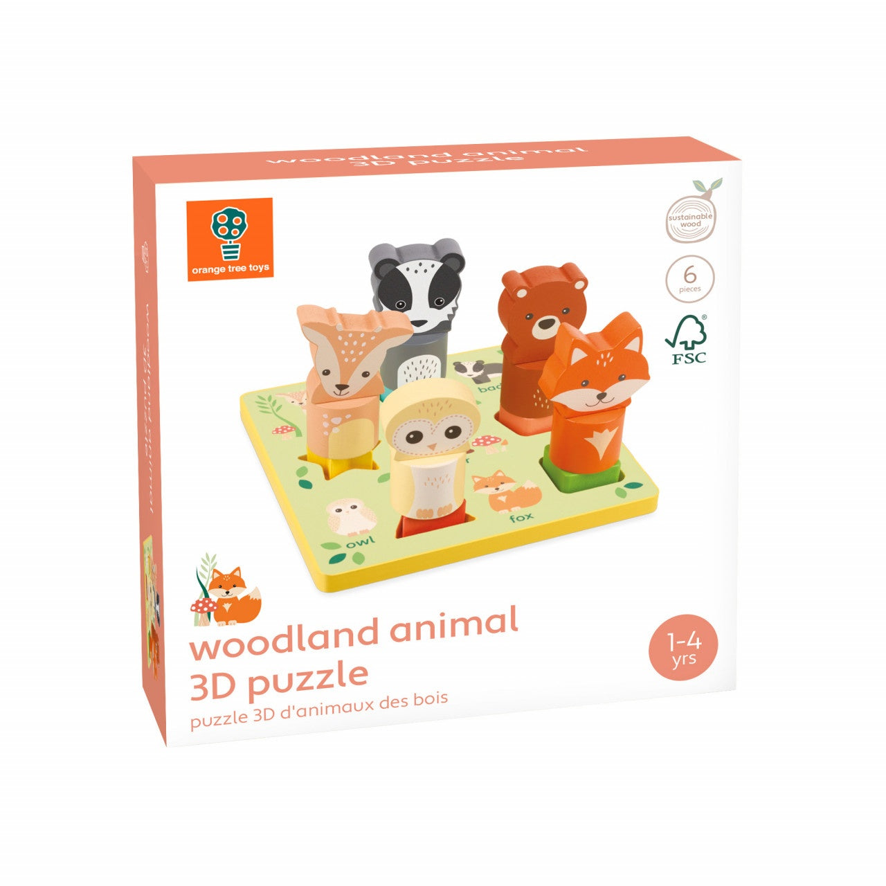 Puzzle 3D cu animale, Orange Tree Toys - Imagine 5 [ps:ea5c263c-342d-4bd7-ab7c-c3f364393105]