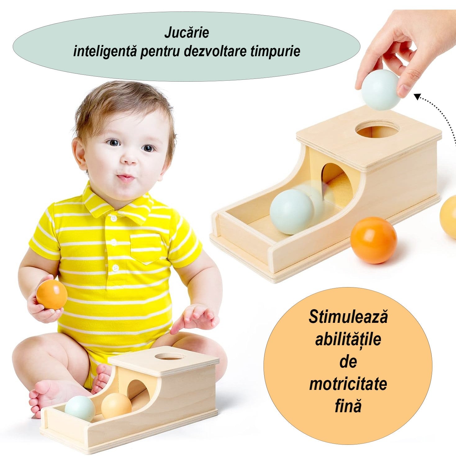 Jucărie Montessori Lemn Flippy - Pista cu Bile și Tunel - Default Title (2) [ps:6cbbc79f-f27c-4559-b2fc-f61b36968a63]