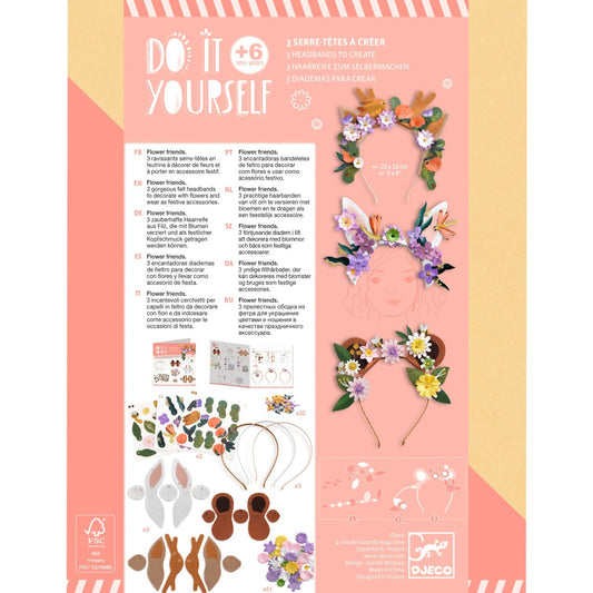 Joc creativ DIY Coronite cu flori, Djeco - Imagine 2 [ps:f074fc2d-29ba-47d2-b197-679f9ad53f53]