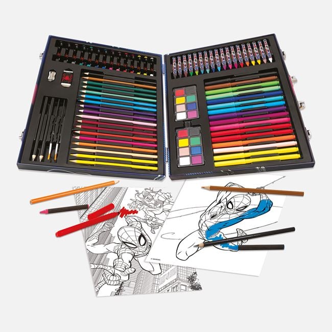 Trusa de Colorat Spiderman Jumbo cu 100 Accesorii - Default Title (2) [ps:c478baf5-423b-4ac5-a26b-b5cd79072fb6]