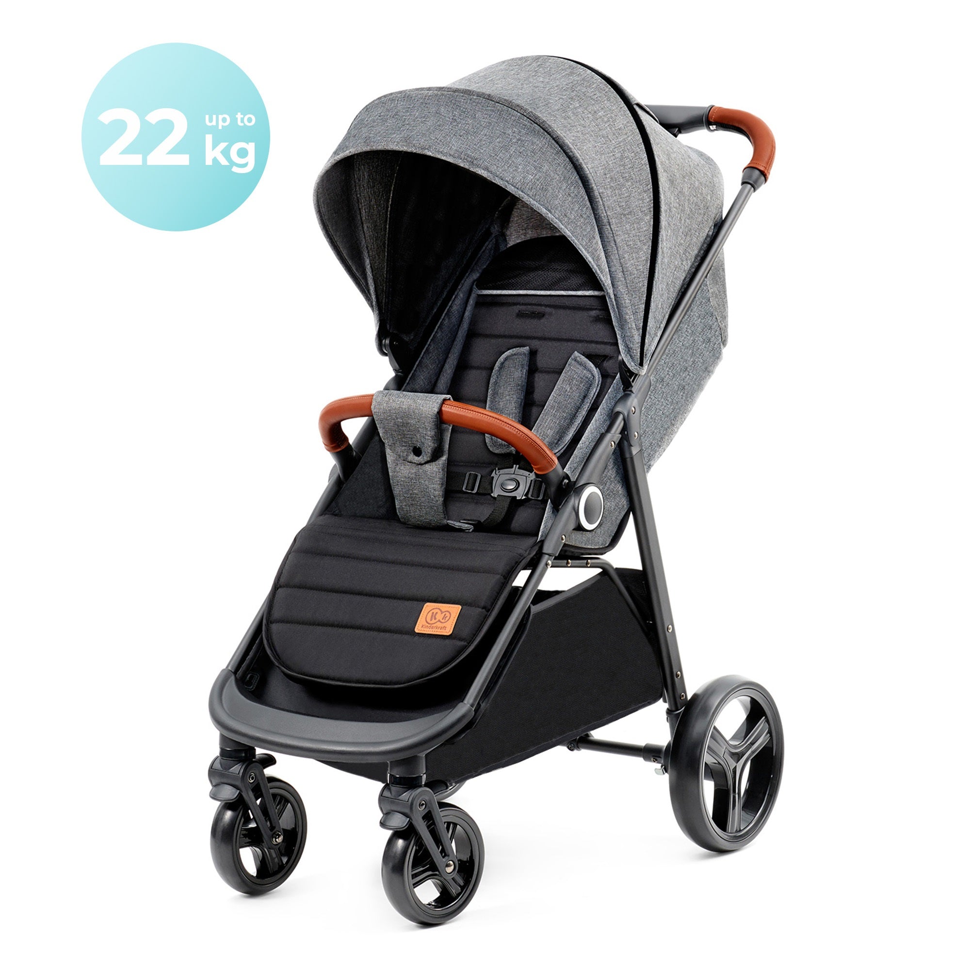 CARUCIOR SPORT KINDERKRAFT GRANDE PLUS, BLACK - Gri [ps:8eb062c5-4a58-4224-b011-c7b0119368c1]