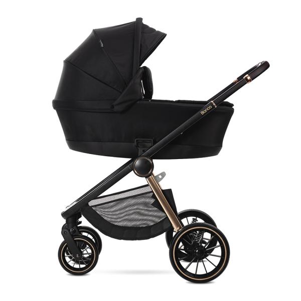 Cărucior Set 2 în 1 Lorelli Bianca, Beige Warm - Black (2) [ps:552c5727-8474-492f-adeb-0e69157a6be7]