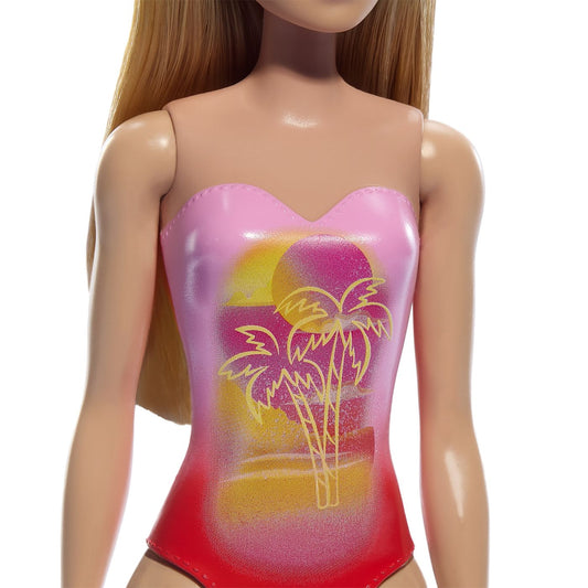 PAPUSA BARBIE BLONDA CU COSTUM DE BAIE ROZ LA PISCINA Mattel - Imagine 5 [ps:cd4c771c-38d3-47ea-aea5-e61e444aba5a]