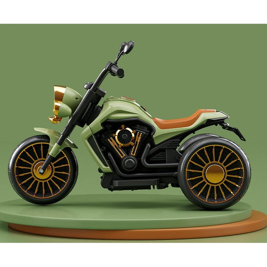 Motocicletă Electrică Flippy, Verde, cu Bluetooth și Lumini - Verde (2) [ps:04b12afc-bd20-4487-a858-9a5fa6082d04]