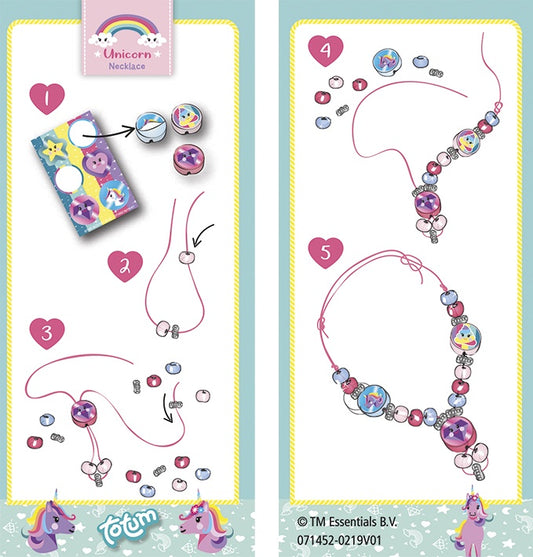 Mini Set Creativ DIY Colier cu Unicorni Totum - Default Title (2) [ps:da00a180-fe7d-45cb-8578-9180eec2ccac]