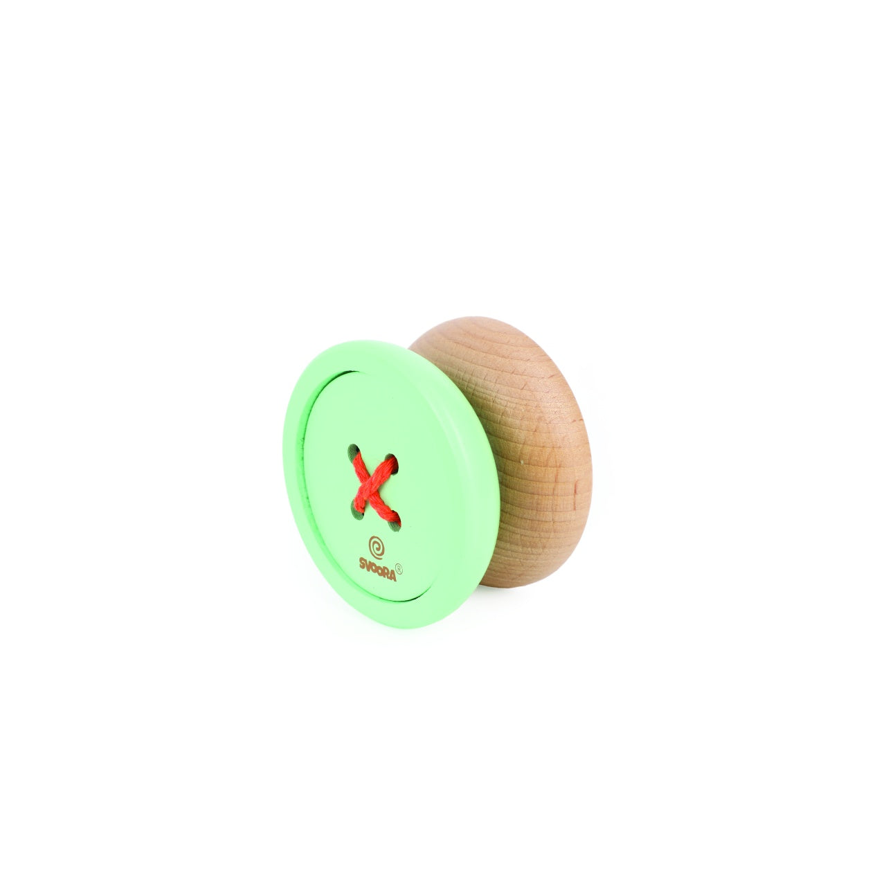 Yo-yo din lemn design Nasture, Svoora Galben - Turcoaz - Turcoaz [ps:f5886809-79d4-450d-8c6a-99f1e9021625]