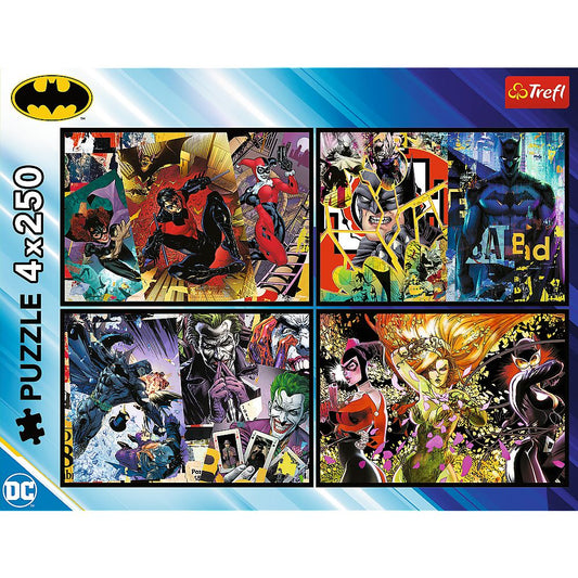 PUZZLE TREFL 4X250 BATMAN DC BATMAN IN ACTIUNE - Imagine 6 [ps:27eeea7d-4c59-495b-920d-338ef3f3c440]
