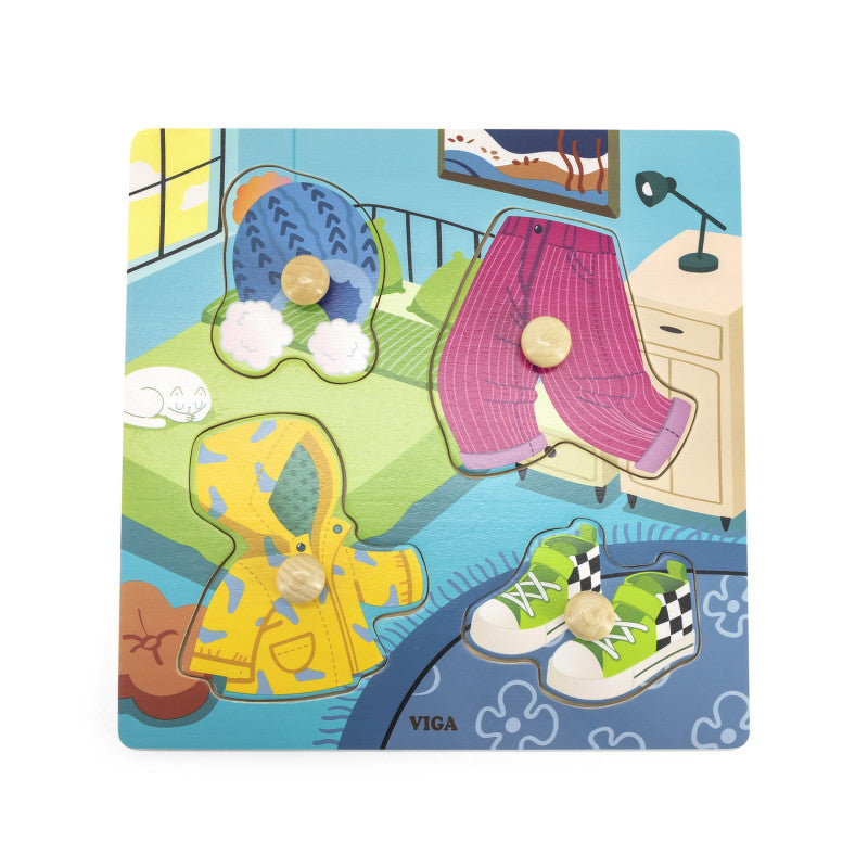 Puzzle cu manere, Haine, Viga [ps:dca6abef-2551-44f0-87e5-dafbe6575e04]