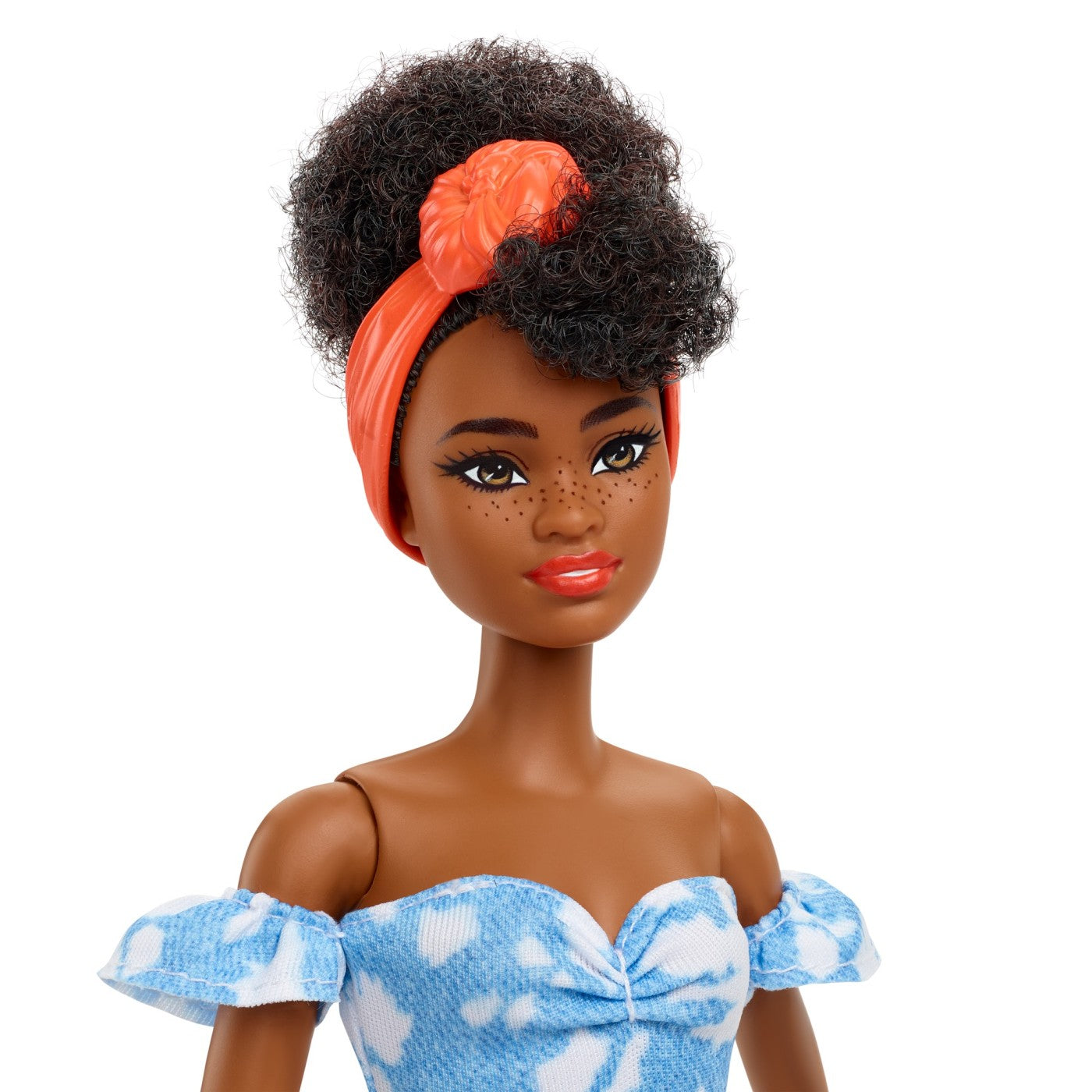 PAPUSA BARBIE FASHIONISTA BRUNETA CU ROCHITA ALBASTRA [ps:81276d3b-d9c5-4bbd-96bf-a42a3a5a0ed0]