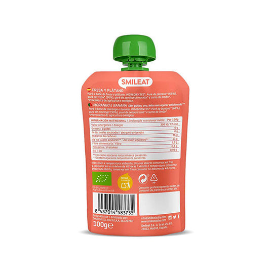 Smileat Gustare piure din banane si capsuni 100g, +6 - Imagine 2 [ps:522c1acc-4fe8-40da-8396-012bac1728b9]