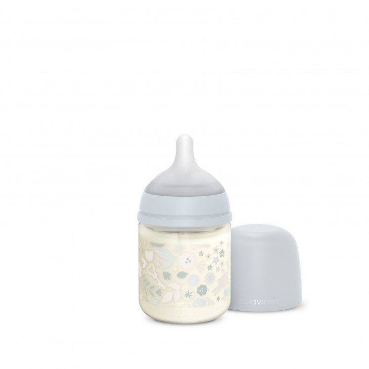 WONDERLAND BIBERON DE STICLĂ 120ML SXPRO DEBIT LENT LIBERTY ALBASTRU [ps:678a037d-0c3d-4ae6-8c60-7bba2efd318c]